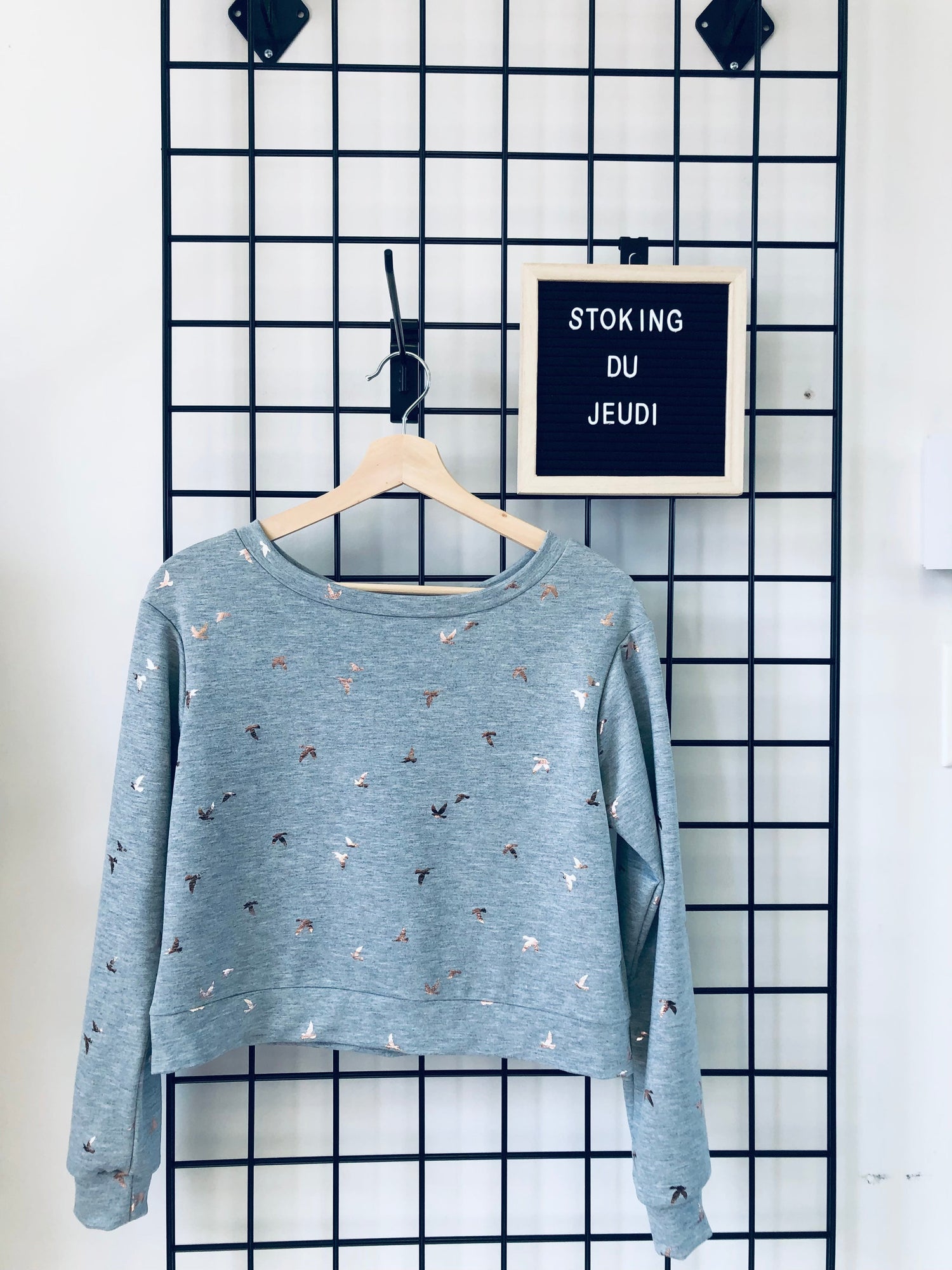 Chandail CHLOÉ 🐦⬛ Gris **Sur Commande