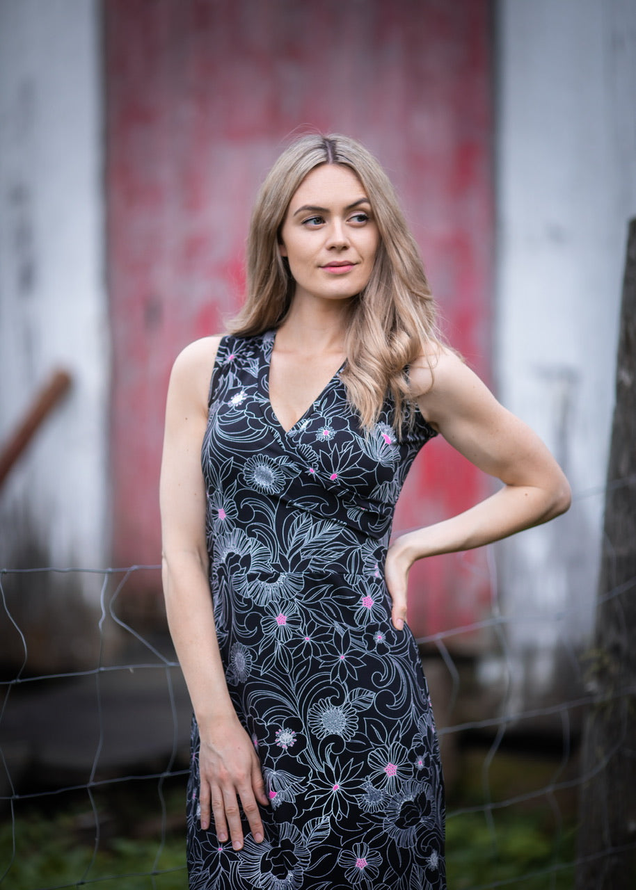 Robe Cache-Coeur ANNA **En Stock