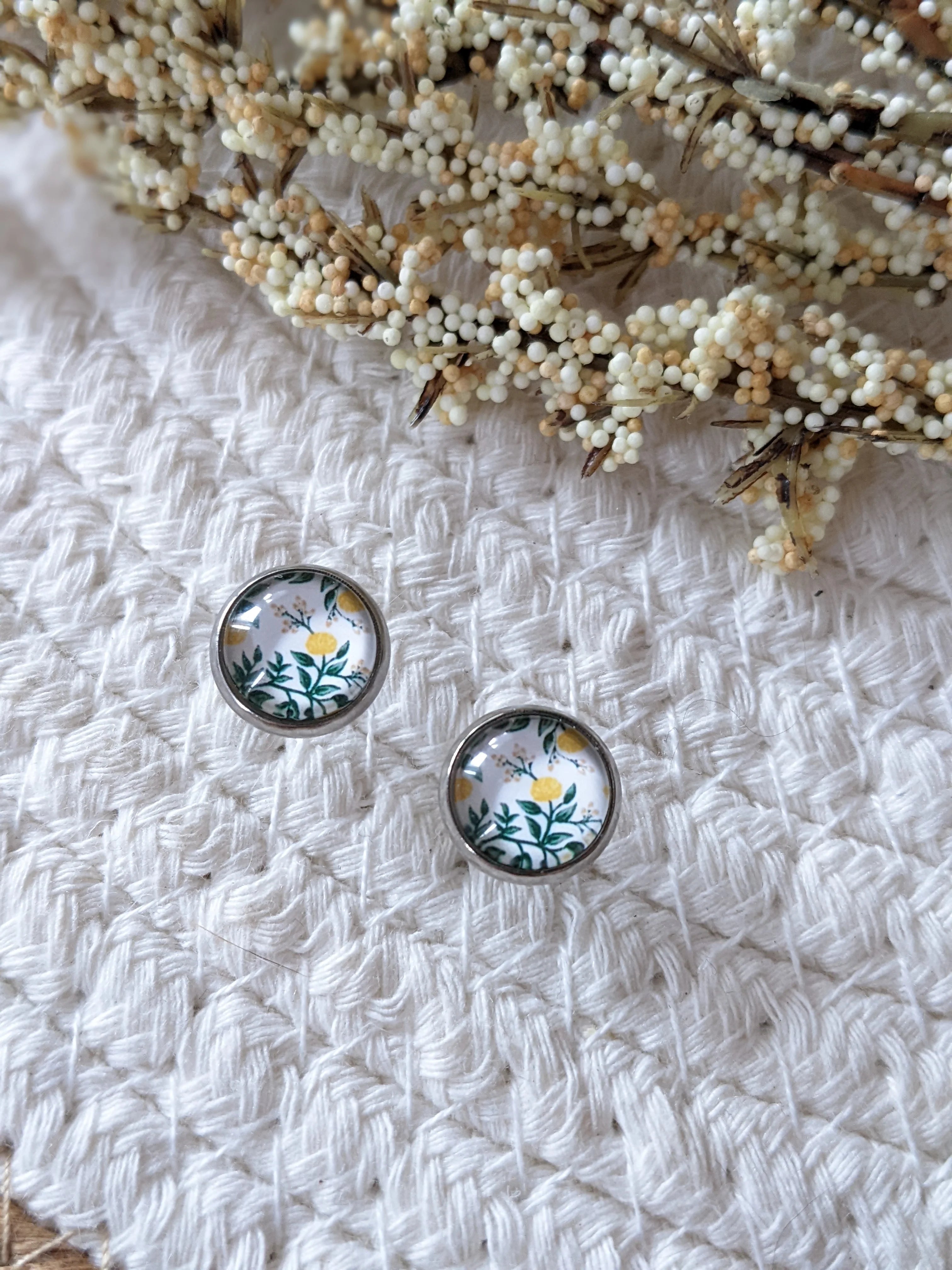 Boucle d’oreilles CJD • Citronnier