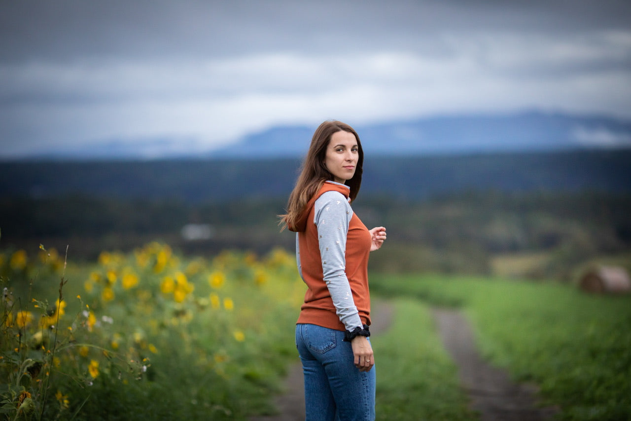 Chandail Capuche - Options de Couleur et Longueur * ÉCOLO