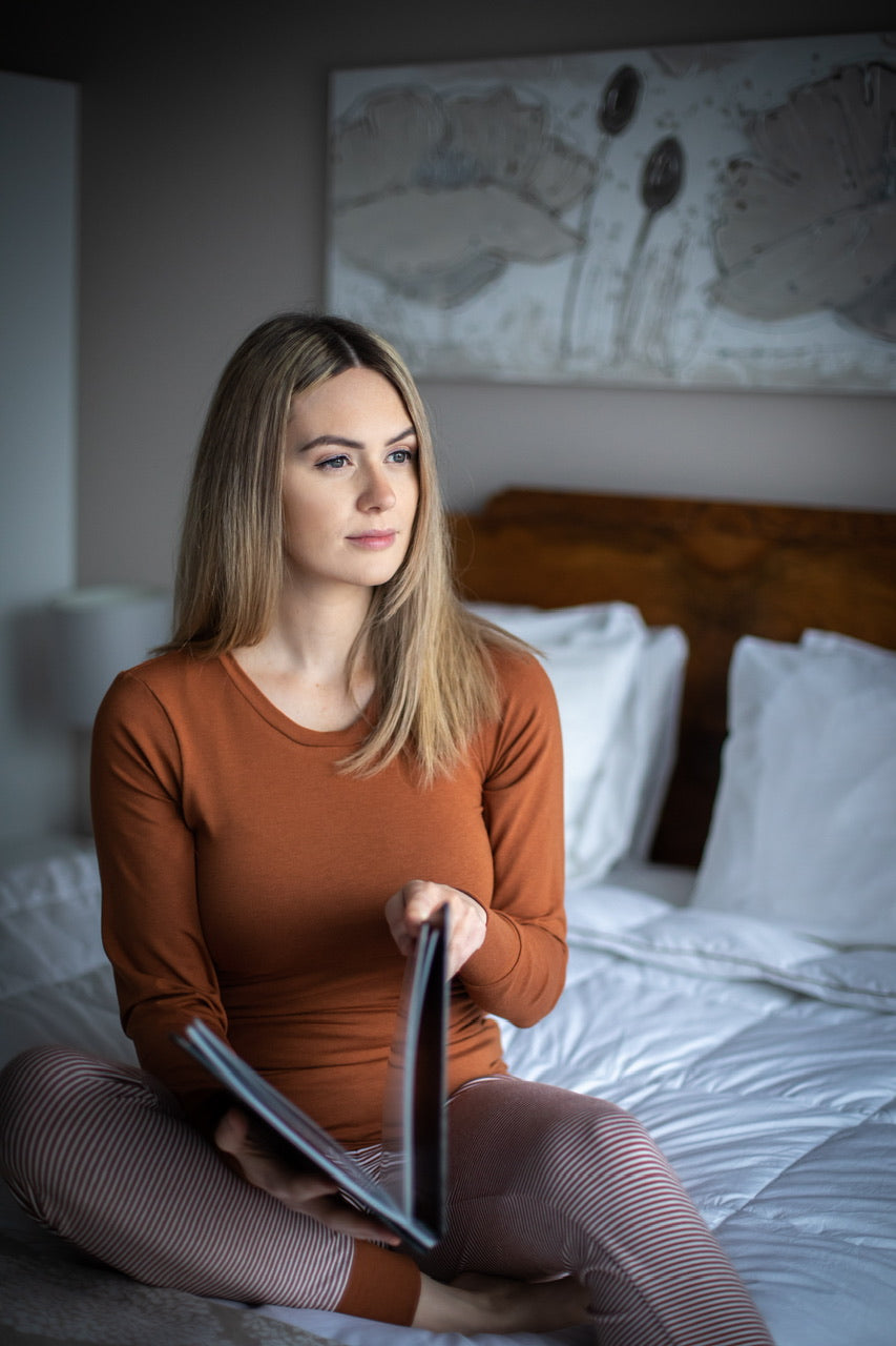 Pyjama LILOU Cuivre **PRÉ VENTE