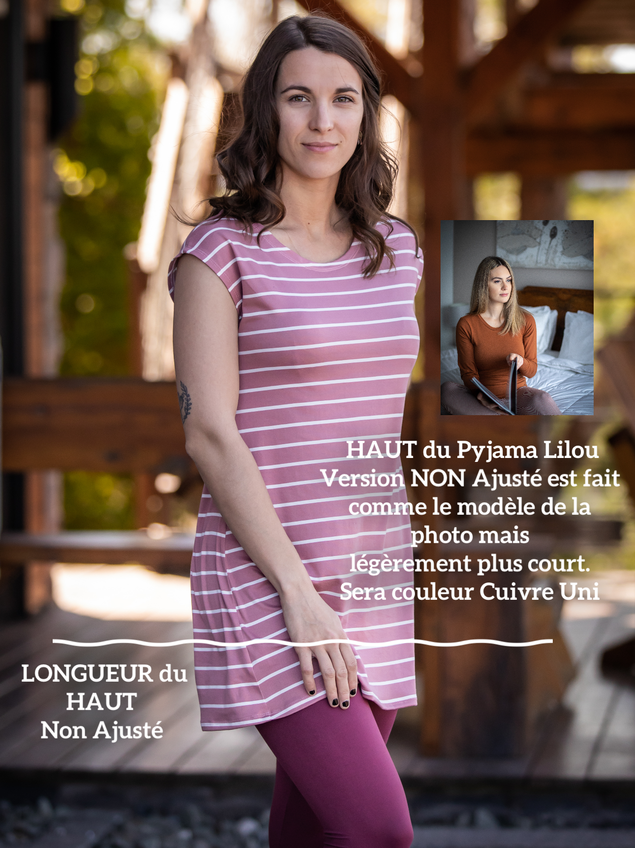 Pyjama LILOU Cuivre **PRÉ VENTE