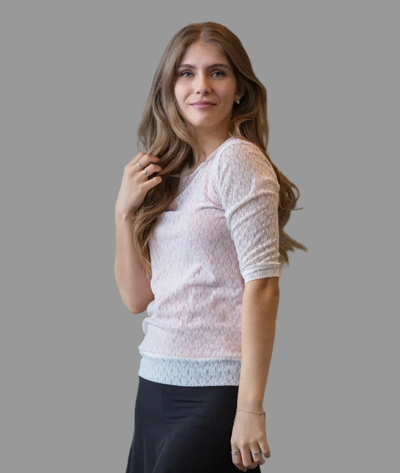 *NOUVEAU* Chandail EMMA Dentelle **Stock Express