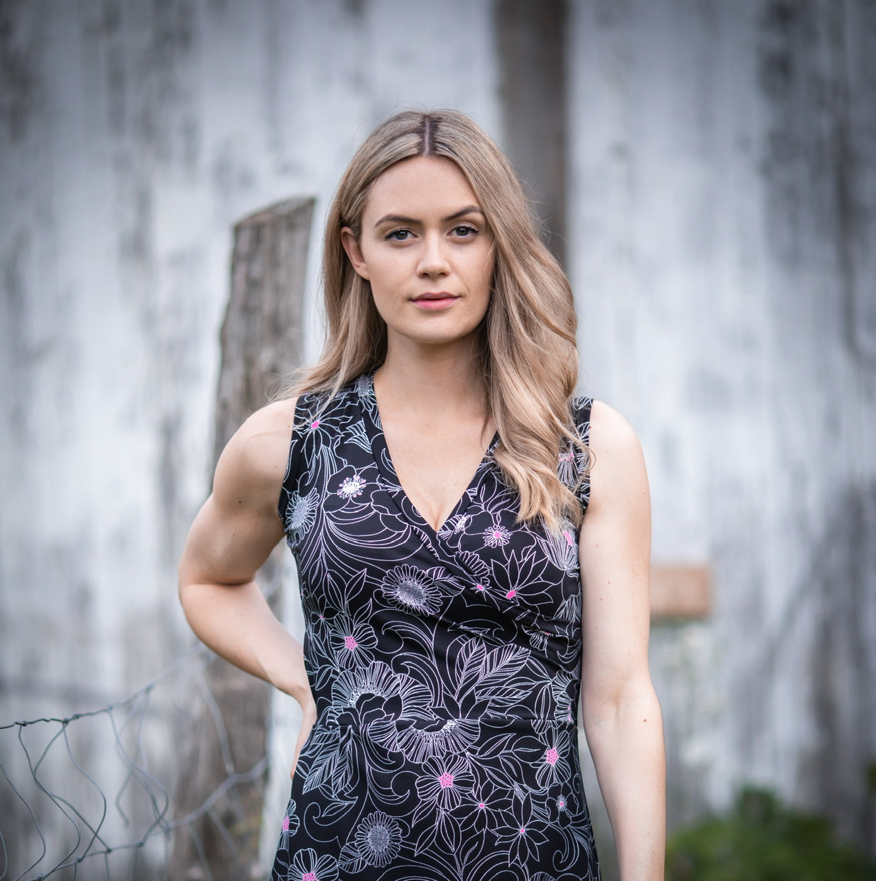 Robe Cache-Coeur ANNA **En Stock