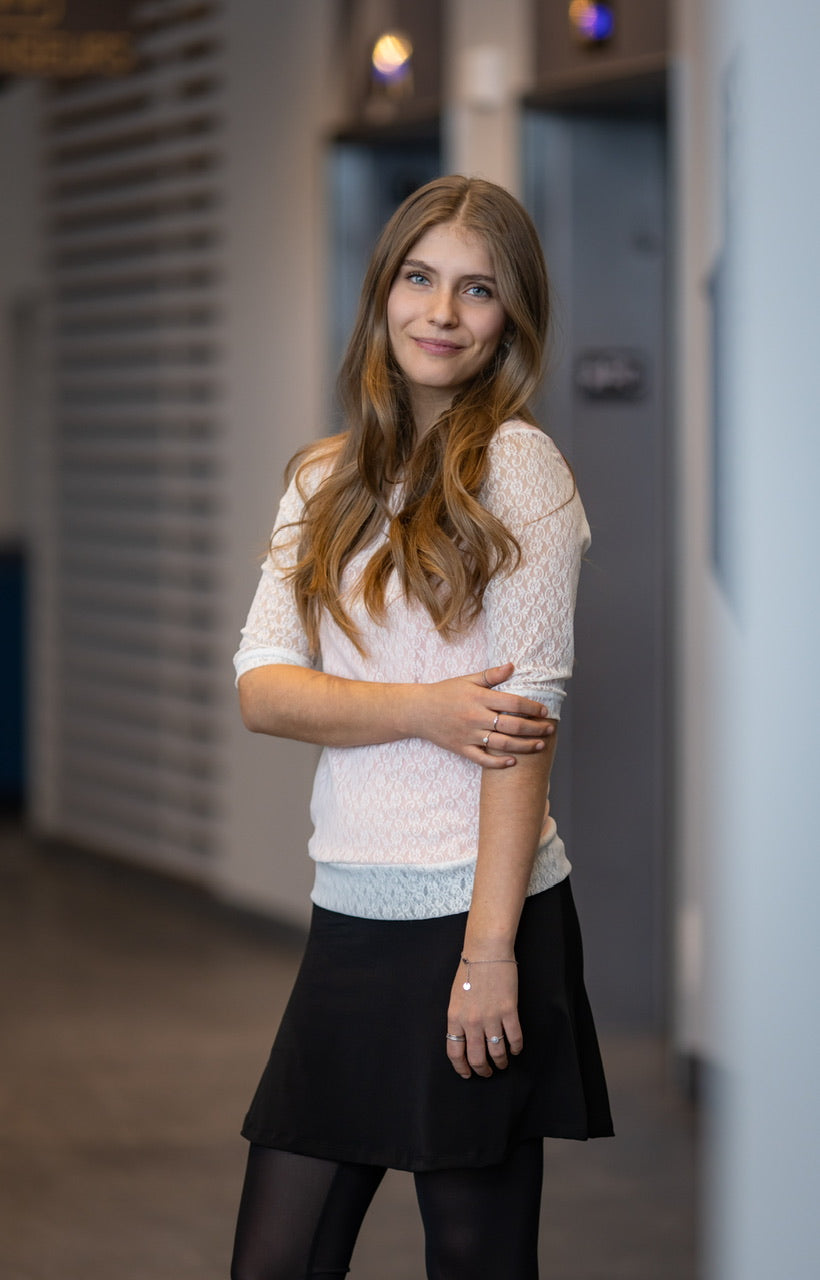 *NOUVEAU* Jupe VIOLETTE Noir **En Stock