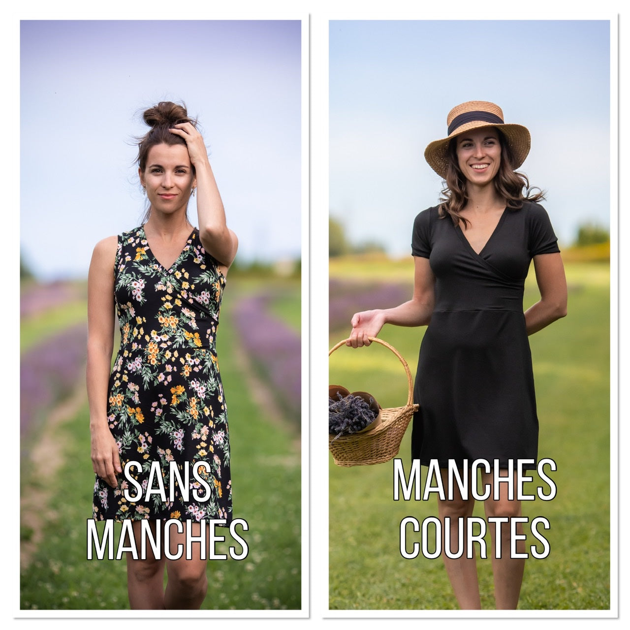 Robe Cache-Coeur MARILIE ***Options de Manches