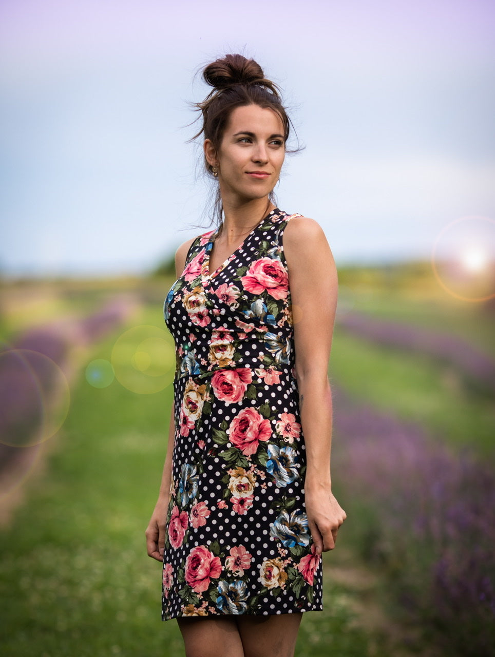 Robe Cache-Coeur MARILIE ***Options de Manches