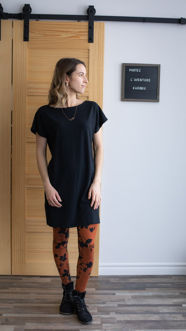 Legging FLORAL CUIVRE