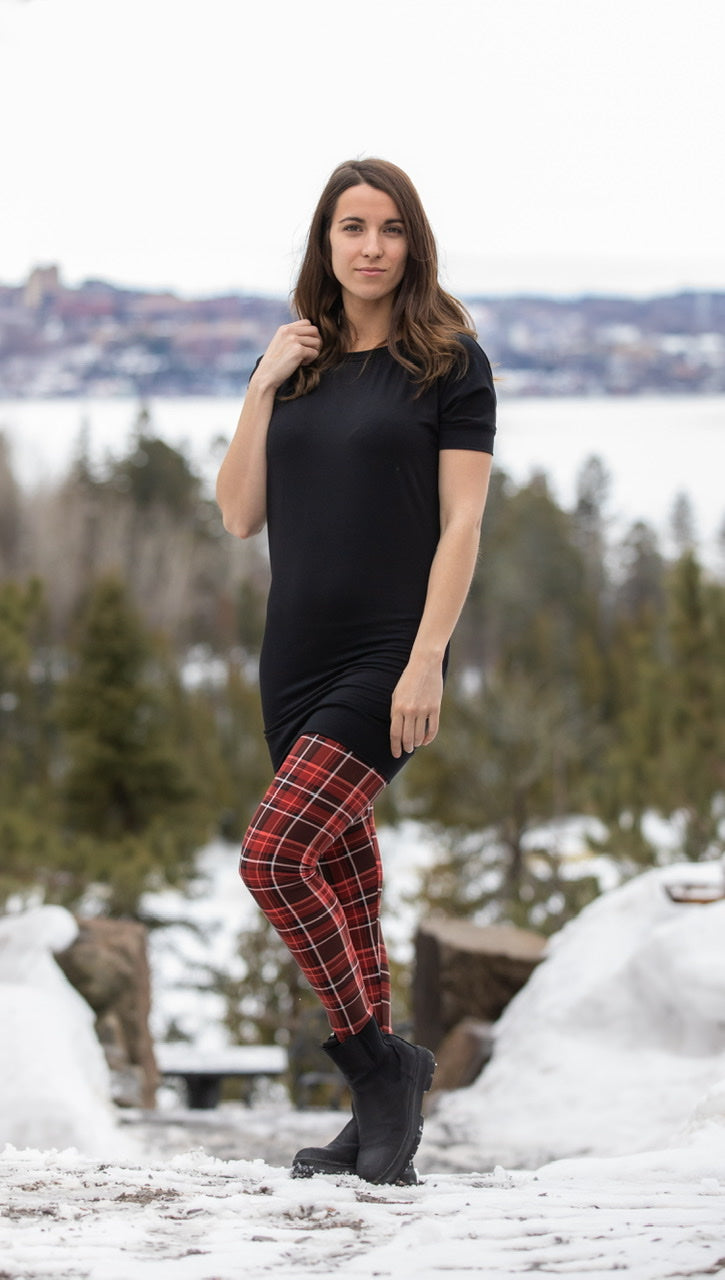 Tunique AXELLE Noir - Collection Écoresponsable