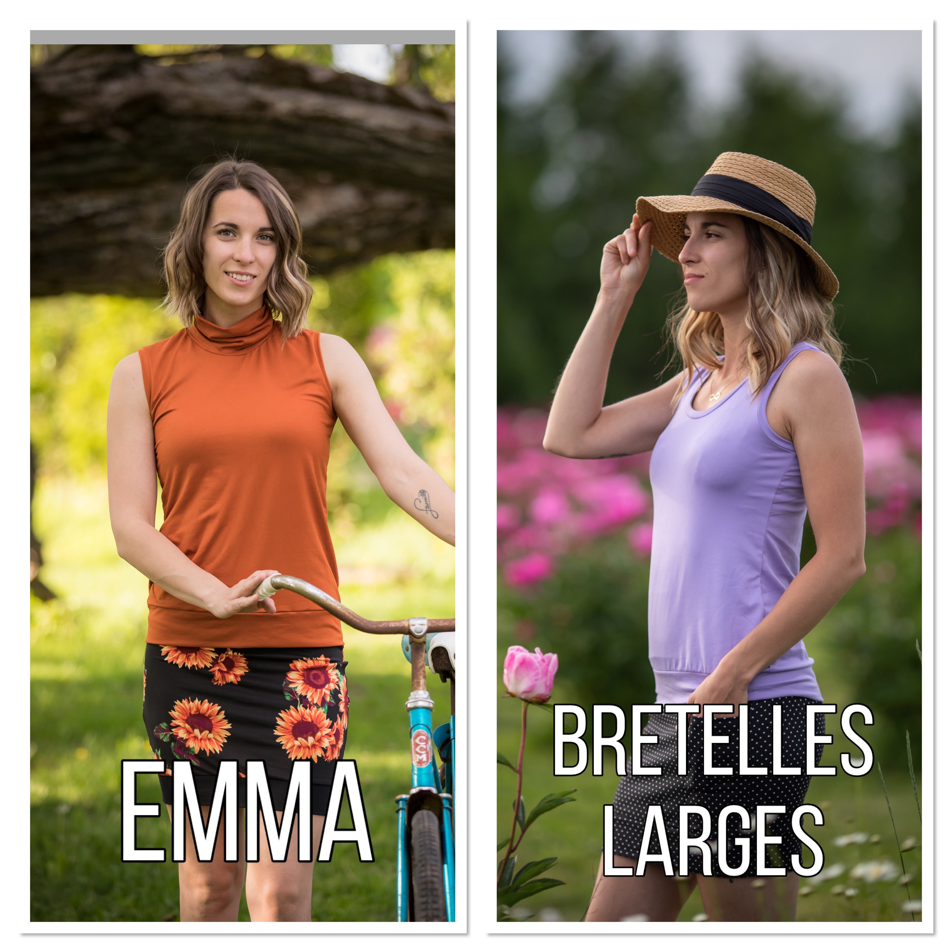 Camisole Bretelles Larges PASTEL **En Stock