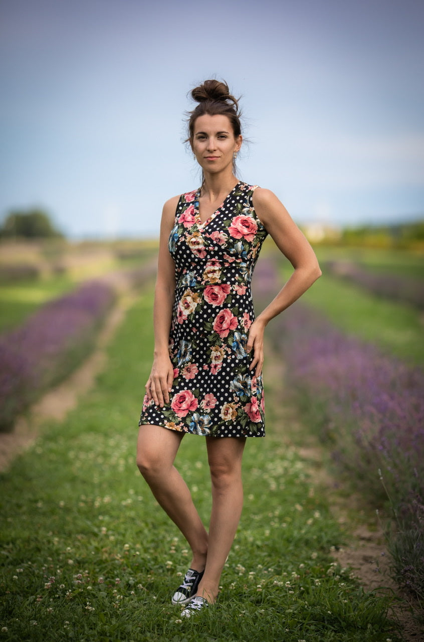 Robe Cache-Coeur MARILIE ***Options de Manches