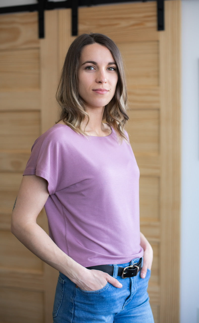 Chandail Ample Uni LAVANDE *Options de longueur