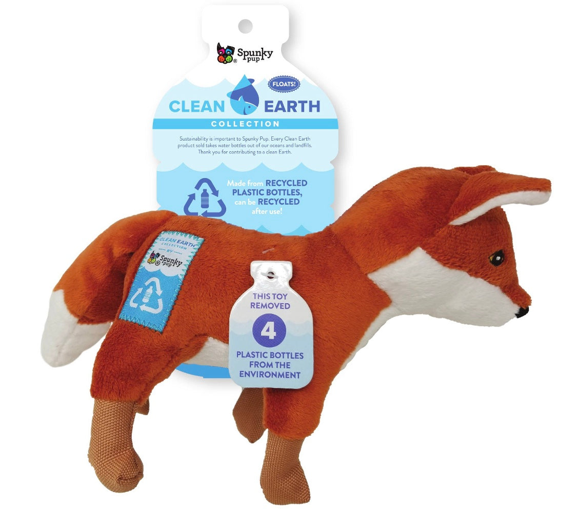 Éco Peluche pour animaux RENARD fait de Plastique Recyclé ***En Stock