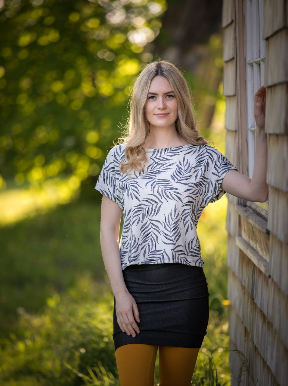 Chandail Ample FEUILLES Options de longueur – Karibou Boutik