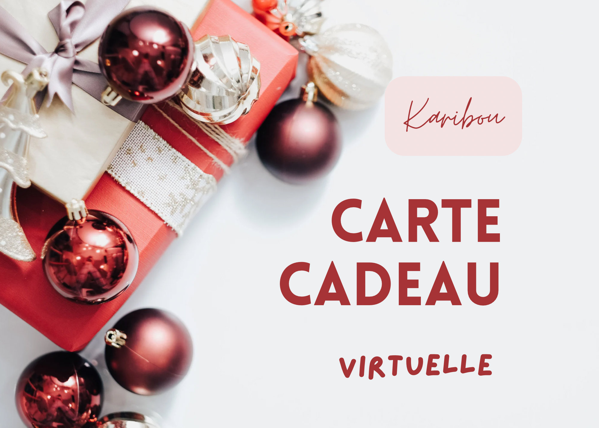 Carte Cadeau des Fêtes