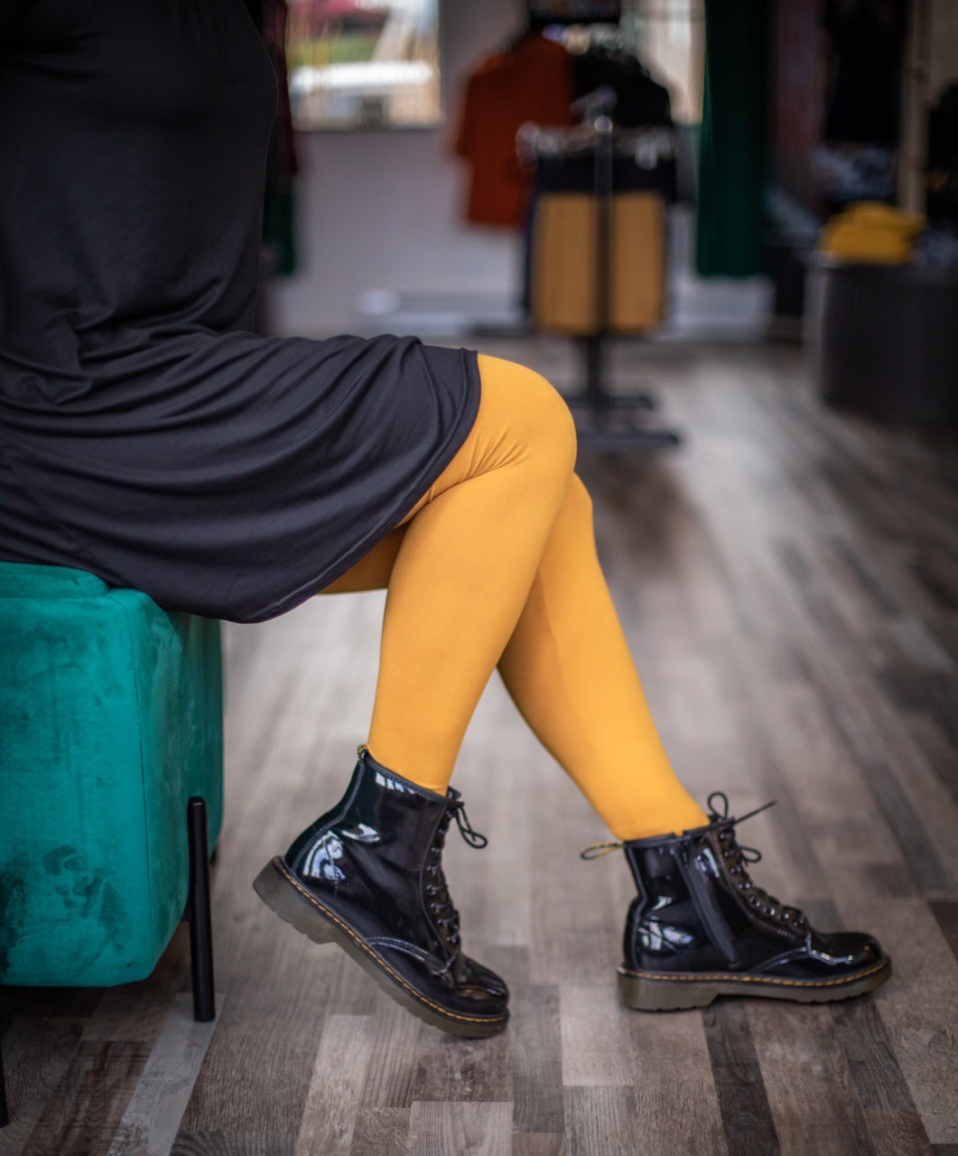 Legging MOUTARDE