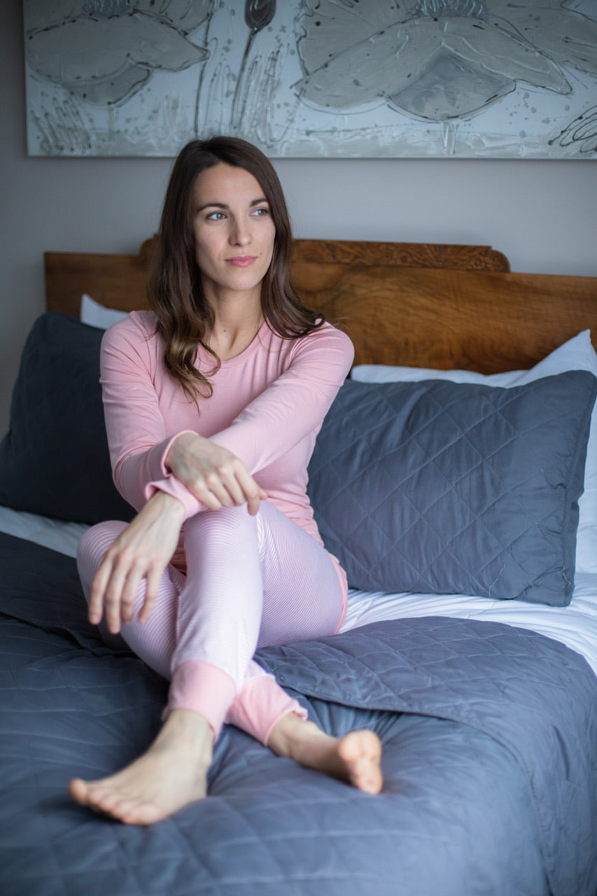 Pyjama LILOU Rose doux **En Stock