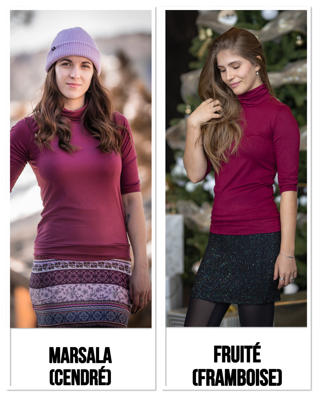 Chandail Bordeaux *Plusieurs Options **En Stock