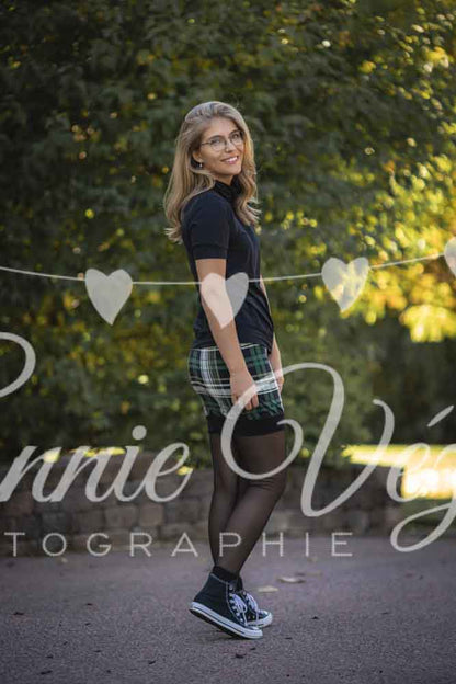 Collection AUTOMNE 🍂 Jupe Carreaux Forêt
