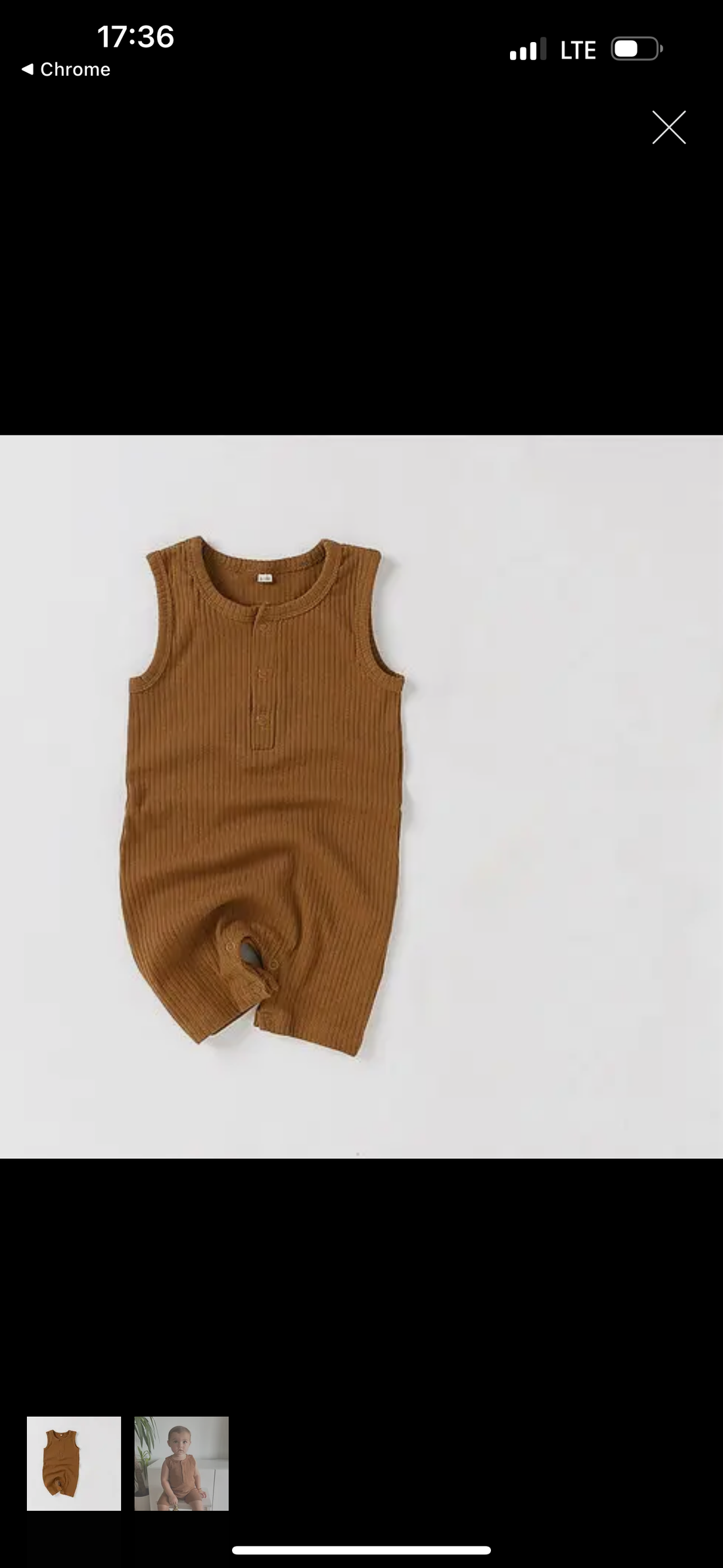 🧸 Barboteuse sans manches PACANE *Eco