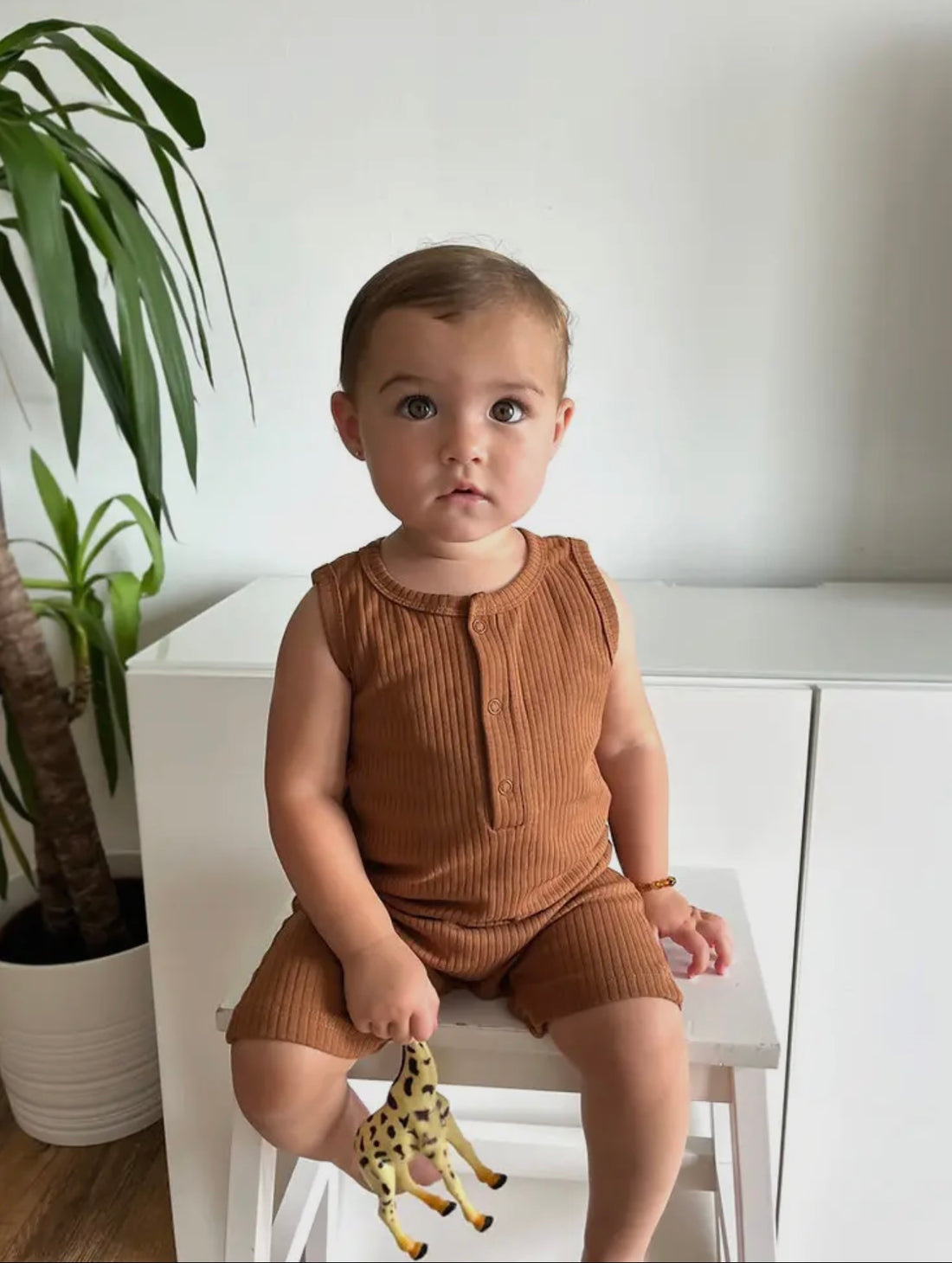 🧸 Barboteuse sans manches PACANE *Eco