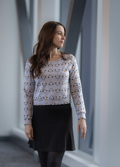 *NOUVEAU* Jupe VIOLETTE Noir  **En Stock