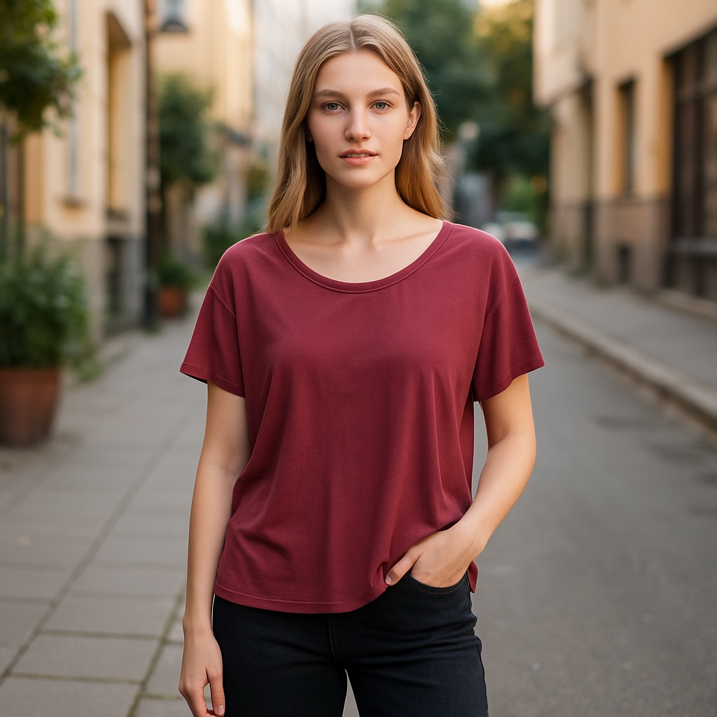 Chandail Ample MARSALA **En Stock