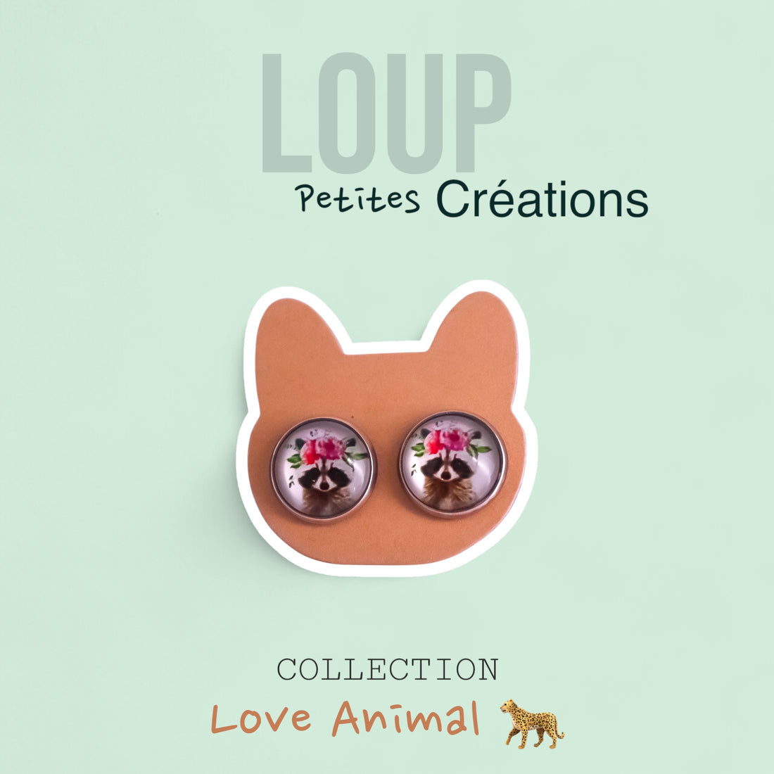 Boucles d’oreilles RATON 🦝