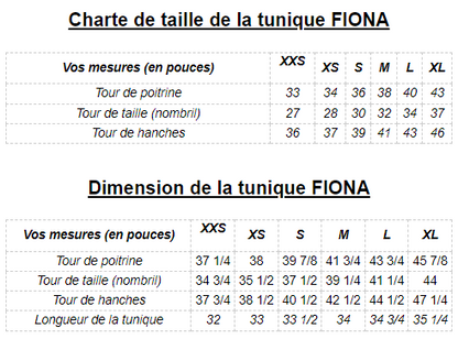 Tunique FIONA  Sorbet - En Stock